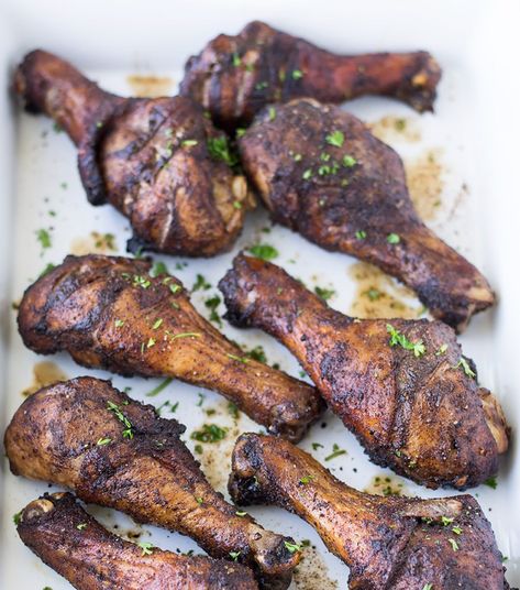 These Jerk Chicken Legs are great for grilling with easy prep and cooking methods. You can even make these in the oven all year long! Curry Chicken Legs Recipes, Smoked Jerk Chicken, Jerk Chicken Seasoning, Easy Jerk Chicken, Chicken Legs In Oven, Jerk Recipes, Chicken Legs Recipes, Jerk Recipe, Soups Slow Cooker