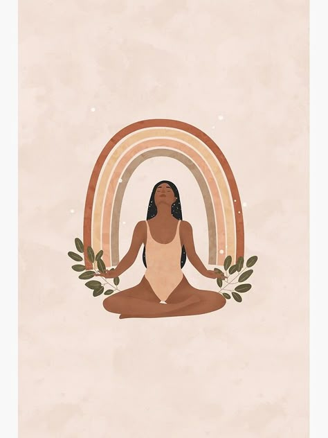 "Expanding and Growing beyond what you thought was possible" Art Print by ClassicKatsara | Redbubble Yoga Kunst, Arte Yoga, Yoga Illustration, Illustration Kunst, Beginner Yoga, Illustration Art Girl, Yoga Art, Art Et Illustration, Spiritual Art