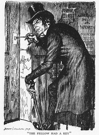 A drawing of Mr Hyde opening the door to his home Henry Jekyll, Dr Jekyll And Mr Hyde, Gothic Literature, Mr. Hyde, Jekyll And Hyde, Jekyll And Mr Hyde, Books Classic, Gothic Novel, Dr Jekyll