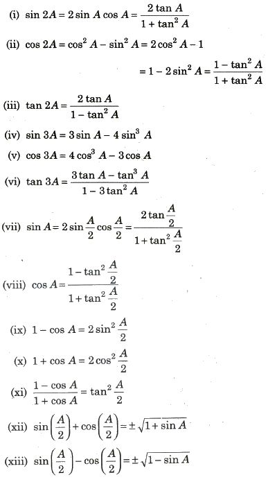 CBSE Class 11 Maths Notes Trigonometric Ratios and Identities Class 11 Maths Trigonometry Formulas, Mensuration Formulas Class 8, All Trigonometry Formula Class 11, Class 11 Maths Notes, Trigonometry Identities, Maths Algebra Formulas, Trigonometric Identities, Trigonometric Ratios, Math Formula Chart