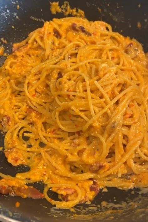 Chrissy Teigen's Spicy Miso Carbonara Pasta Recipe Miso Ideas, Spicy Miso Pasta, Miso Carbonara, Chrissy Teagan, Carbonara Pasta Recipe, Chrissy Tiegan, Miso Pasta, Chrissy Teigen Recipes, Carbonara Ingredients