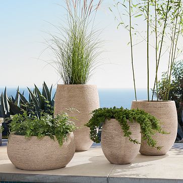 Modern Planters Outdoor, Extra Large Planters, Large Outdoor Planters, Potted Plants Outdoor, Patio Planters, Indoor Outdoor Planter, Outdoor Planter, Wood Patio, Outdoor Pots