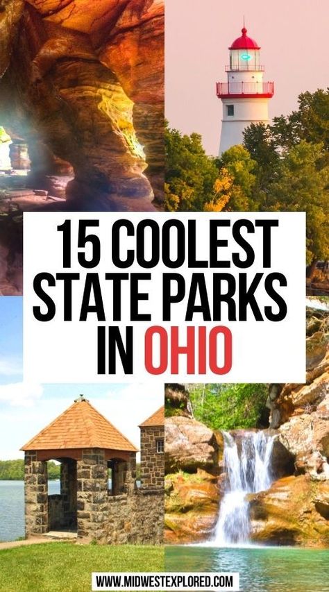 15 Coolest State Parks in Ohio Day Trips In Ohio, Ohio Getaways, Ohio Day Trips, Ohio Bucket List, Places To Visit In Ohio, Ohio Hiking, Ohio Destinations, Ohio Vacations, Ohio State Parks