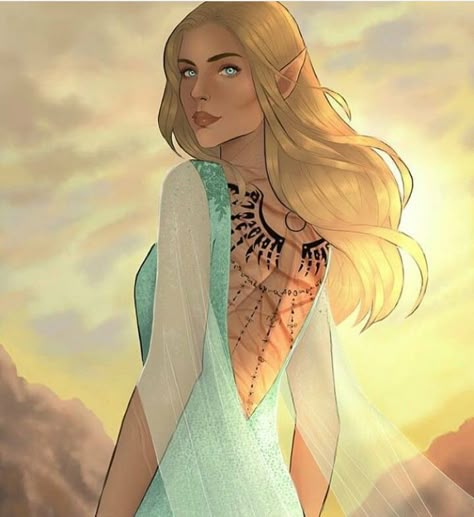 Aelin | love this new tattoo Rowan gave her in KOA twin to his new tat. Her back should be scarless though Throne Of Glass Fanart, Tog Series, Aelin Ashryver Galathynius, Rattle The Stars, Aelin Galathynius, Throne Of Glass Books, Empire Of Storms, Throne Of Glass Series, Sarah J Maas Books