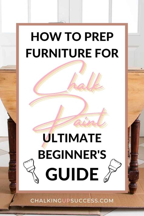 The ultimate beginner's tutorial for how to prep furniture for chalk paint, including how to remove odors from drawers, how to get rid of woodworm, and how to tell if you need to sand or prime your furniture piece before painting. What Is Chalk Paint, Sanding Furniture, Cleaning Wood Furniture, Chalk Paint Tutorial, Chalk Paint Furniture Diy, Laminate Furniture, Sanding Wood, Antique Wardrobe, Paint Prep