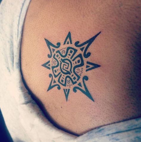 Aztec Sun Tattoo, Sun Tattoo Meaning, Aztec Tattoos, Aztec Sun, Aztec Tattoo Designs, Aztec Tattoo, Sun Tattoo, Tattoo Meaning, Aztec Designs