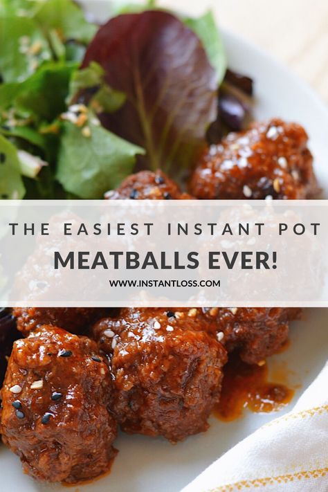 The Easiest Instant Pot Meatballs Ever! - Instant Loss - Conveniently Cook Your Way To Weight Loss Instant Pot Meatballs, Brittany Williams, Instant Loss, Food Diet Recipes, Easy Pressure Cooker Recipes, Tasty Meatballs, Instant Pot Air Fryer, Healthy Instant Pot, Meatballs Easy