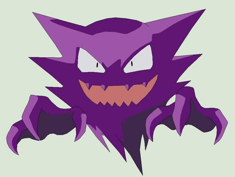 Ganggard Pokemon, Ghastly Pokemon, Haunter Pokemon, Cute Gengar, Pokemon Z, Poke Mon, Pokemon Painting, Gijinka Pokemon, Ghost Pokemon