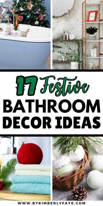 Impress your guests with these 17 Impressive Festive Bathroom Decor Ideas, festive bathroom decor, festive christmas bathroom, festive lighting ideas for christmas bathrooms