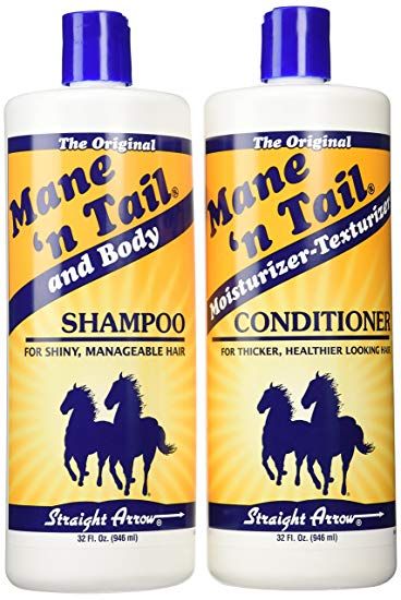 Mane 'N Tail Combo Deal Shampoo and Conditioner, 32-Ounce Thick Hair Solutions, Thick Hair Remedies, Hair Growth Remedies, Horse Shampoo, Mane And Tail Shampoo, Good Shampoo And Conditioner, Best Shampoo, Growing Hair, Body Shampoo