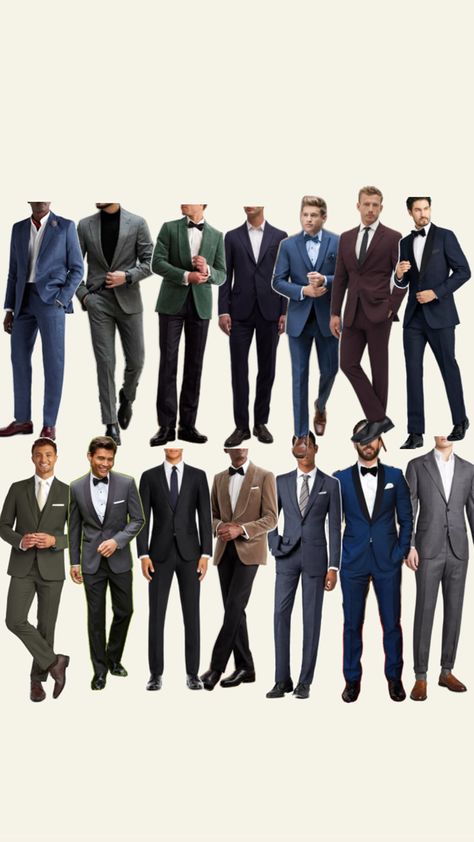 Black Tie Optional Mens Guest Attire Collage Black Tie Mens Attire, Fall Black Tie Wedding, Black Tie Optional Attire, Wedding Couple Outfits, Black Tie Wedding Guest Attire, Black Tie Optional Dress, Men Wedding Attire Guest, Mens Wedding Guest Outfit, Dress Code Formal