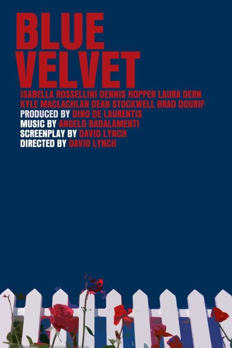 Blue Velvet Blue Velvet Movie, Timothy Green, Twin Peaks Fire, Dear Art, Cinema Design, Fire Walk With Me, Rhapsody In Blue, Film Posters Art, Poster Blue