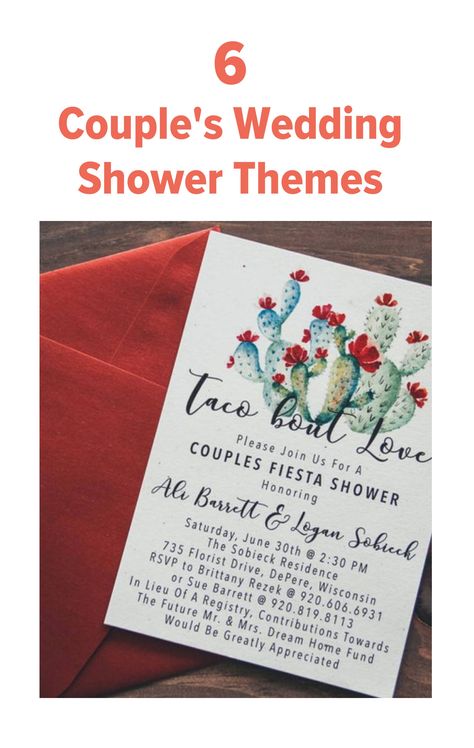 Family Wedding Shower Ideas, Bridal Shower Ideas Couples, Outside Couples Shower Ideas, Wedding Showers For Couples, Couple Shower Ideas Themes, Couples Bridal Shower Themes, Coed Bridal Shower Themes, Fun Couple Shower Themes, Couples Wedding Shower Themes Ideas Decoration