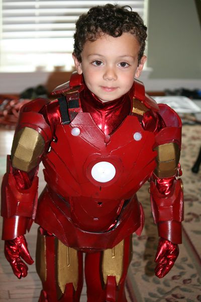 This little Iron Boy is just as powerful as his Iron Man counterpart Iron Man Cosplay, Man Cosplay, Men Boys, Samurai Gear, Iron Man, Quick Saves