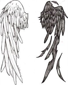 Angel Wings Tattoo On Back, Types Of Wings, Alas Tattoo, Wing Tattoos On Back, Wing Tattoo Men, Wings Sketch, Demon Wings, Kunst Tattoos, Wing Tattoo Designs