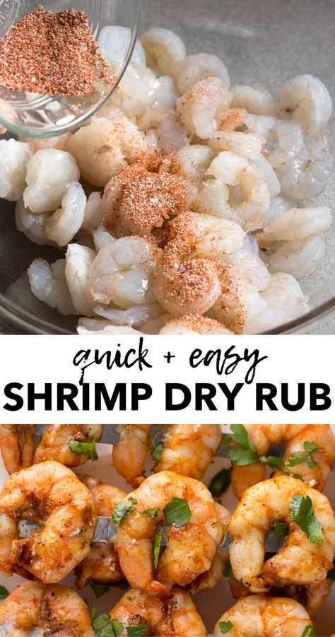 Shrimp Dry Rub, Seasoning For Shrimp, Seafood Snacks, Grilled Shrimp Seasoning, Grilled Prawns, Dry Rub Recipes, Pan Kitchen, Bbq Shrimp, Grilled Shrimp Recipes