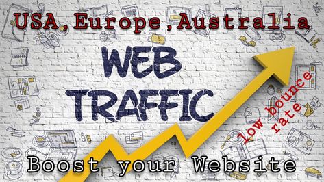 I will drive usa organic real web visitors niche targeted traffic for $5 Social Web, Performance Marketing, Increase Website Traffic, Media Sosial, Web Traffic, Google Analytics, Social Media Advertising, Online Shops, Content Writing