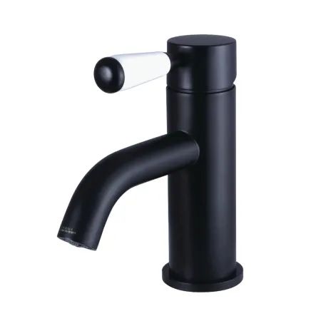 Kingston Brass LS8220DPL Paris 1.2 GPM Single | Build.com Basement Bathroom Remodel, Bathroom Faucets Black, Black Faucet, Single Handle Bathroom Faucet, Plumbing Bathroom, Push Pops, Bathroom Redesign, Single Hole Bathroom Faucet, Single Hole Faucet