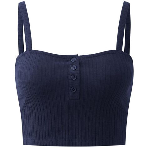 REGNA X Women Active Basic Cami Spaghetti strap Crop top Navy Small at... (17 CAD) ❤ liked on Polyvore featuring tops, cropped camis, navy blue top, navy tank top, blue tank and navy tank Navy Tank Top, Spaghetti Strap Crop Top, Strap Crop Top, Red Jeans, Blue Crop Tops, Cute Crop Tops, Crop Top Outfits, Cropped Cami, Blue Tank Top