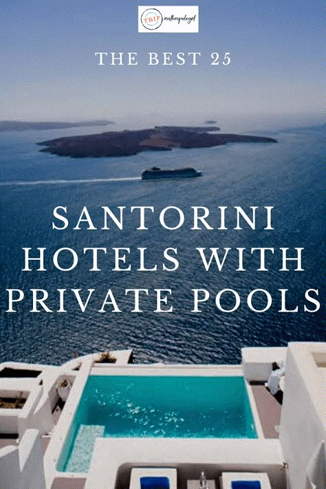 Best Hotels In Santorini, Greek Islands Vacation, Santorini Grecia, Contemporary Luxe, Greek Holiday, Greece Honeymoon, Greek Vacation, Santorini Hotels, Plunge Pools