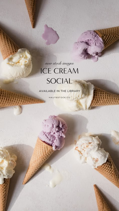 Ice Cream Photoshoot, Cream Photoshoot, Cream Pictures, Aesthetic Ice Cream, Purple Ice Cream, Haute Stock, Ice Cream Pictures, Gelato Bar, Ice Cream Wallpaper