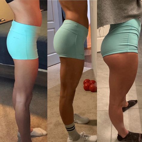 These 21 Jaw-Dropping Before and After Glute Transformation Will Inspire You to Get Similar Results (+ We Tell You Exactly How) 2 Glutes Workout Before And After, 75 Lbs Before And After, Legs Transformation Before And After, Calves Before And After, Flabby Legs Before And After, Work Out Before And After Pictures, Glute Building Before And After, Thigh Transformation Before And After, Glute Exercise Before And After