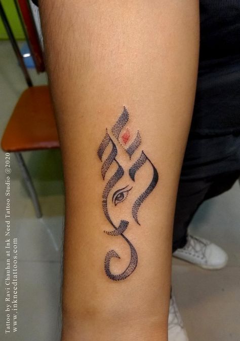 ganesh with om,dot work,ganesh with om tattoo,ganesh tattoo,tattoo,om tattoo,,ink need tattoo studio,ravi chauhan,; Ganesh Minimalist Tattoo, Need Tattoo, Om Ganesh, Ganesh Tattoo, Om Tattoo, Subtle Tattoos, Tattoo Tattoo, Tattoo Ink, Meaningful Tattoos