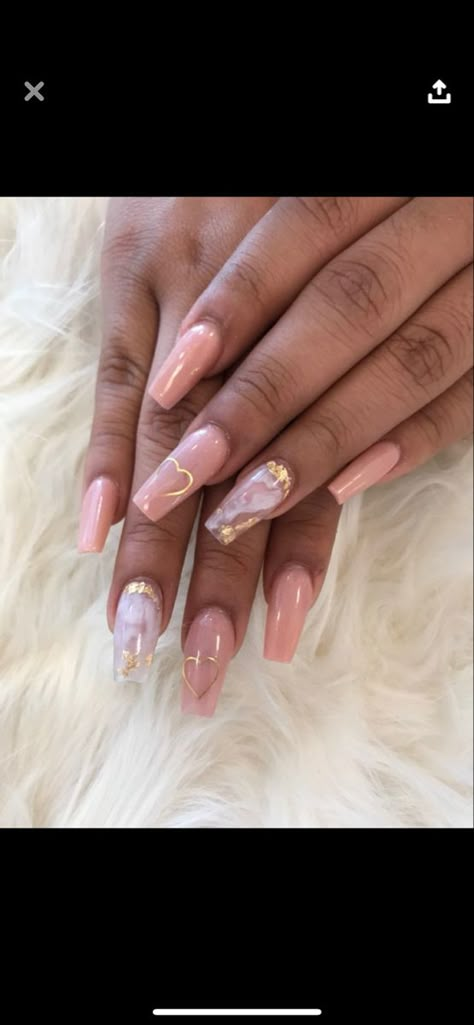 Short Coffin Marble Nails, Square Nail Designs Marble, Gel X Nail Designs Marble, Marble Rose Gold Nails, Birthday Marble Nails, Short Square Marble Nails, Pink Marbled Nails, Short Nail Designs Marble, Marble Acrylic Nail Designs