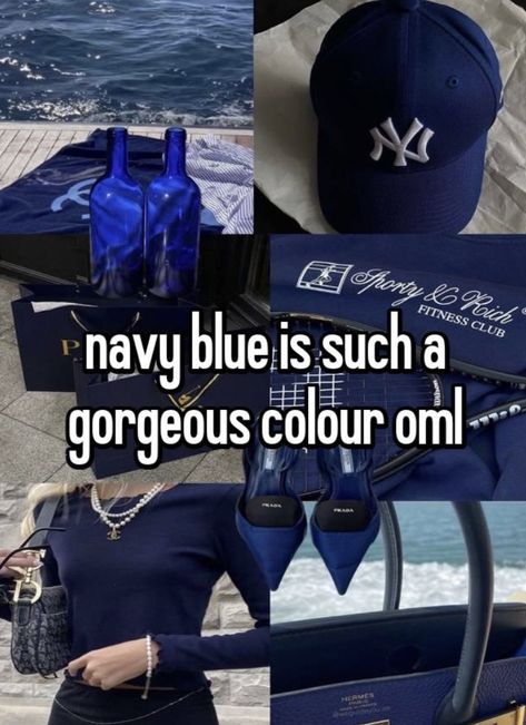 Navy Color Aesthetic, Myra Core, Blue Thoughts, Blue Mood Board, Navy Blue Aesthetic, Navy Blue Hair, Blue Whisper, Color Whisper, Blue Vibes