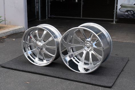 News | Muscle car rims going big! Challenger Wheels, Muscle Car Rims, Truck Rims And Tires, Black Rims Truck, Scirocco Volkswagen, Ford Truck Models, Chevy Wheels, Custom Wheels Trucks, Aftermarket Rims