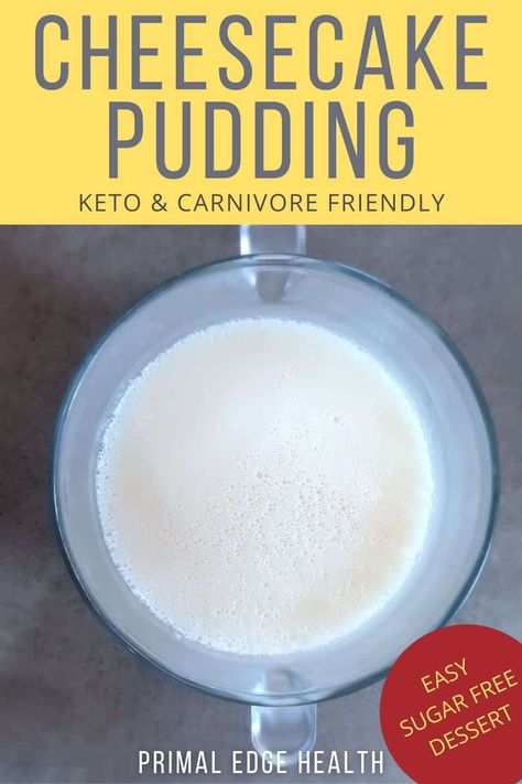 Carnivore Cheesecake Pudding No Bake Cheesecake Pudding, Carnivore Cheesecake, Carnivore Dessert, Sugar Free Desserts Easy, Carnivore Diet Recipes, Diet Desserts Recipes, Easy Keto Dessert, Low Carb Dessert Recipes, Carnivore Keto