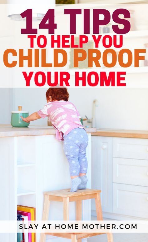 Child Proof Tips #childproof #childproofing #babyproof #babyproofing #slayathomemother - SLAYathomemother.com Baby Proof, Kids Help, Mommy Tips, Real Moms, Parenting Toddlers, Baby Proofing, Toddler Life, Gentle Parenting, Mom Hacks