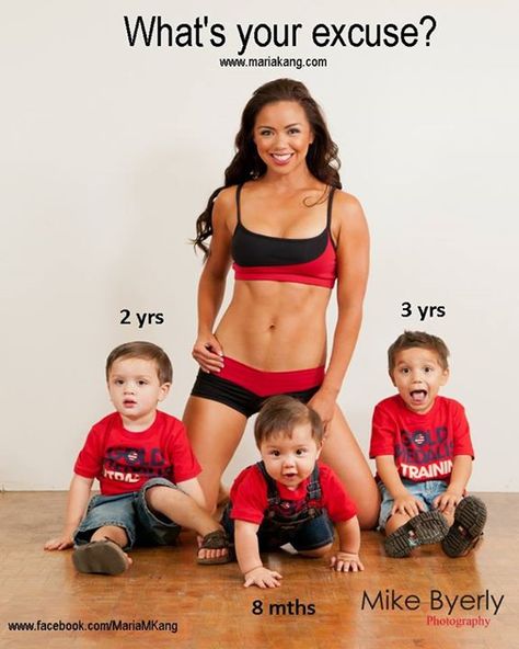 "No Excuses Mom" Maria Kang Just Released a Calendar of Nearly Naked Mothers  - Cosmopolitan.com Maria Kang, Bądź Fit, Post Pregnancy Workout, Fitness Blogger, Post Pregnancy, Stay Young, Pregnancy Workout, Motivation Fitness, Getting Fit