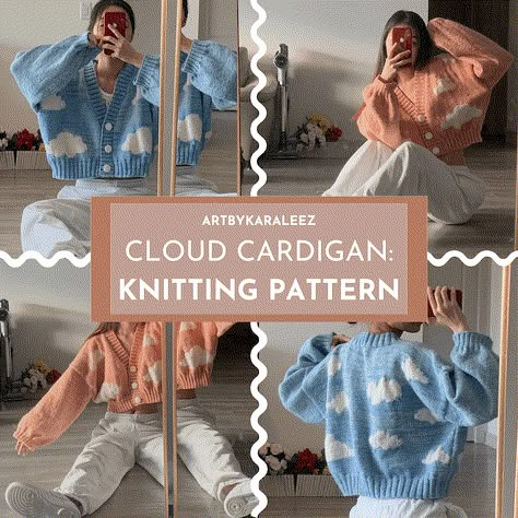 34 Modern Cardigan Knitting Patterns - Frosting and Confetti Cloud Cardigan, Knit Cardigan Pattern, Chunky Knitting Patterns, Chunky Knitting, Cardigan Design, Aran Weight Yarn, Circular Knitting Needles, Crochet Inspo, Cardigan Pattern