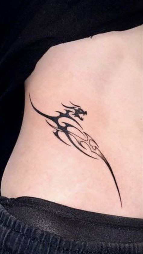 Sigilism Tattoo, Abdomen Tattoo, Clavicle Tattoo, Waist Tattoos, Meaning Art, Dragon Tattoo For Women, Elbow Tattoos, Tasteful Tattoos, Fire Tattoo