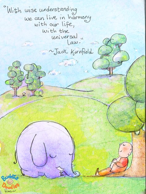 Buddah Doodles, Buddha Doodle, Buddha Thoughts, Jack Kornfield, Tiny Buddha, Little Buddha, Doodle Inspiration, Yoga Mindfulness, Buddha Quotes