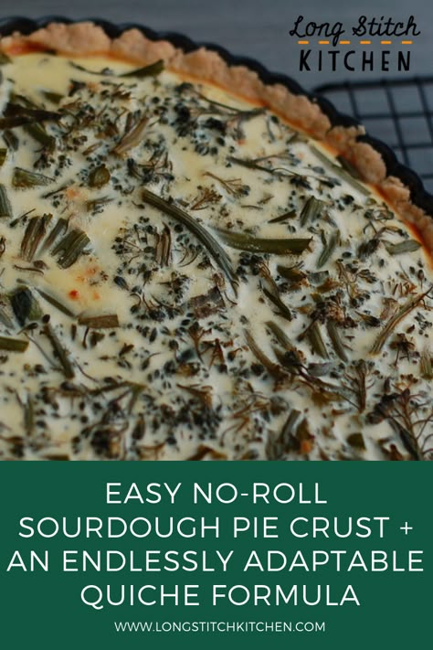 Pie Crust Savory, Sour Dough Bread Starter Recipe, Quiche Crust Recipe, Quiche Pie Crust, Sourdough Pie Crust, Tomato Tarts, Savory Pie Crust, Quiche Crust, Sourdough Bread Starter