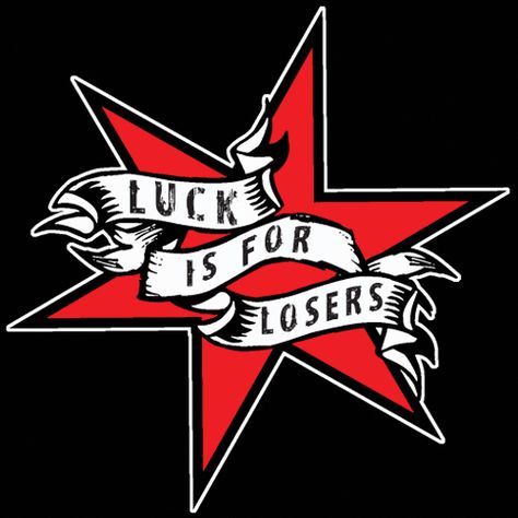 CM Punk Luck is for losers this is my tattoo well my first besides the joker logo fightwillfight Punk Tattoo Ideas, Punk Logos, Cm Punk Tattoos, Undertaker Wwf, Punk Background, Punk Symbols, Punk Logo, Born To Lose, Punk Tattoo