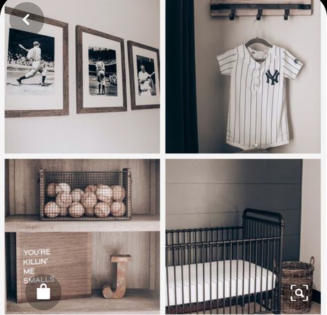 Baseball Themed Nursery, Baseball Nursery Theme, Vintage Baseball Nursery, Vintage Sports Nursery, Baby Boy Baseball, Baseball Nursery, Baseball Bedroom, Boy Nursery Themes, Baseball Room