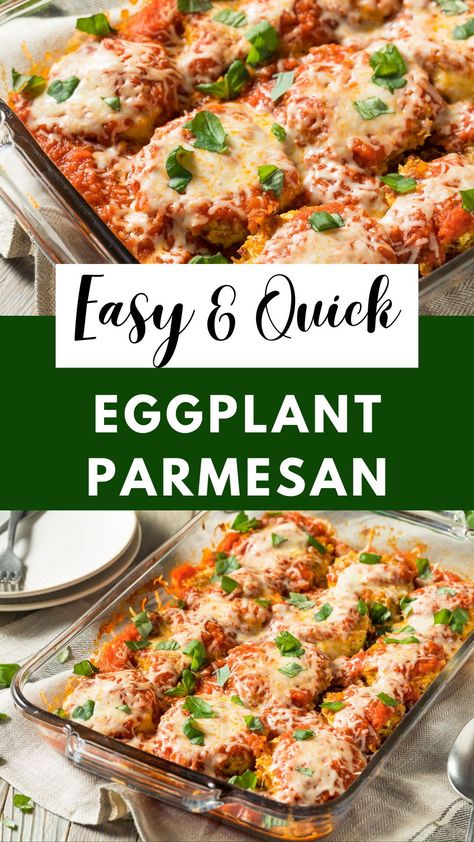 Eggplant Parmesan Casserole, Healthy Eggplant Parmesan, Healthy Eggplant, Eggplant Recipes Easy, Parmesan Casserole, Eggplant Recipes Parmesan, Slender Kitchen, Eggplant Dishes, Baked Eggplant