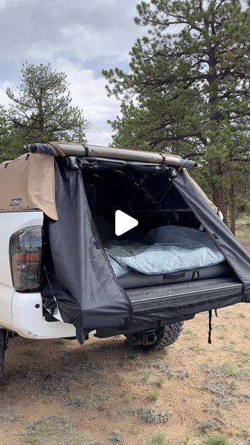 Outdoor Family Adventures on Instagram: "If you’re looking for a way to truck camp on the weekend but still allows you to use your truck for truck stuff during the week - look no further. 

@toppertent rolls up to your truck topper, small and discrete when not in use and the mattress can fold up in your bed or be removed altogether until you need it. 

This setup has been a game changer for our little weekend warrior family! 

#adventurefamily #adventurefam #campinglife #truckcamper #truckcamping #toppertent #carcamping #overlanding #campingwithkids #summercamping #coloradolife #tacomaoffroad #tacomanation #4x4offroad #overlandingfamily #outdoorsy" 4x4 Camping Setup, Truck Camping Setup, Truck Topper Camping, Truck Tent Camping, Truck Topper, Tacoma Off Road, Truck Toppers, Truck Bed Camping, Truck Tent