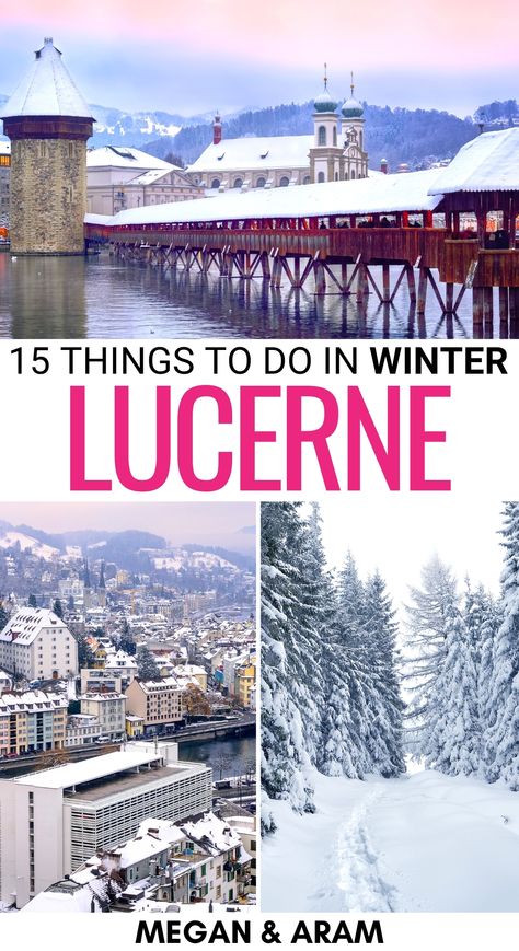 Looking for the top things to do in Lucerne in winter? We take you through the top activities during winter in Lucerne - day trips, attractions, and more! | Lucerne winter | Day trips from Lucerne | Switzerland in winter | Winter in Switzerland | What to do in Lucerne in winter | Lucerne things to do | Winter trip to Lucerne | Lucerne in November | Lucerne in December | Lucerne in January | Lucerne in February | Lucerne in March | Christmas in Lucerne Lucerne In Winter, Things To Do In Switzerland In November, Germany Austria Switzerland Itinerary Winter, Things To Do In Lucerne Switzerland, Lucerne Switzerland Things To Do In, Lucerne Switzerland Winter, Switzerland In December, Zurich Christmas, Lucern Switzerland