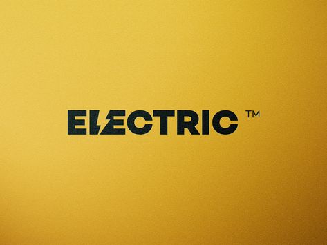 Logo Design Electric, Electrical Company Logo Design Ideas, Electricity Logo Design, Electric Typography, Electrical Logo Design Ideas, Electric Company Logo, Electrician Logo Design, Electrical Logo Design, Electric Logo Design