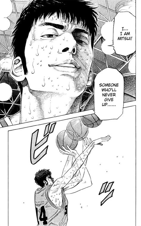 Detailed Manga, Takehiko Inoue Art, Mitsui Hisashi, Hisashi Mitsui, Inoue Takehiko, Slam Dunk Manga, Slam Dunk Anime, Takehiko Inoue, No Basket