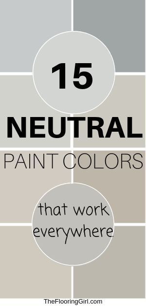 15 Neutral paint colors that work everywhere.  These neutral paint shades work in almost every home and will modernize your style.  #painting #gray #greige #beige #taupe #warmgray #paintcolors Taupe Paint Colors, Greige Walls, Beige Paint Colors, Cabin Decorating, Taupe Paint, Tan Walls, Taupe Walls, Greige Paint Colors, Greige Paint