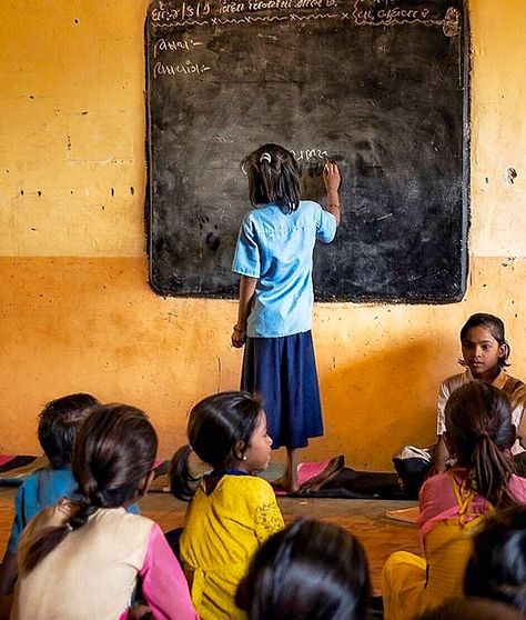 A village primary school. Magic Images, Village School, Education Photography, Photo Journalism, Education In India, Rural India, India School, India Photography, Happy Photography