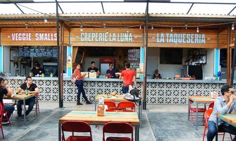 Beer Garden Ideas, Food Court Design, Food Stall Design, Coffee House Design, Outdoor Restaurant Design, Food Kiosk, Food Park, Small Restaurant, Food Street