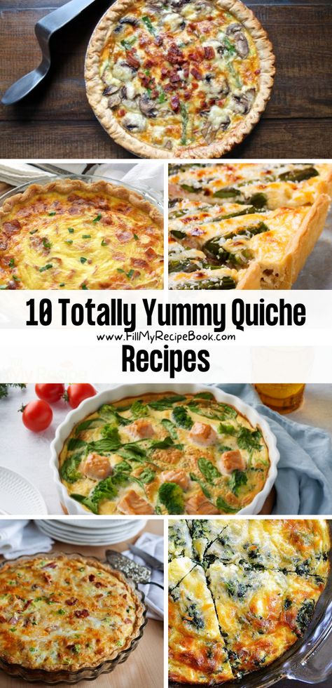 Quiche Filling Recipes, Quiche Recipes Easy Dinners, Quiche Filling Ideas, Dinner Quiche Recipes, Quiche Recipes Vegetarian, Quish Recipes, Brunch Quiche Recipes, Best Quiche Recipe Ever, Healthy Meals Lunch