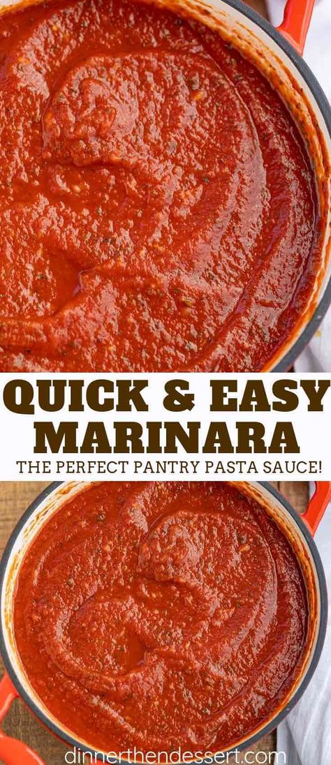 Spaghetti Dishes, Marinara Pasta, Easy Marinara Sauce, Homemade Marinara Sauce, Resep Pasta, Marinara Sauce Recipe, Pasta Sauce Homemade, Marinara Sauce Homemade, Recipe Dinner