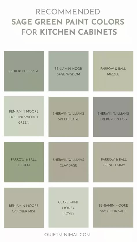 Bringing sage green kitchen cabinets into the kitchen is a way to bring nature into our living space. The earthy grayish-green color is soothing and lends a Grey And Green Kitchen Colour Palettes, Sage Green Kitchen Cabinets With Black Hardware, Mossy Green Kitchen, Olive Green Kitchen Cabinets Ideas, Green Colored Kitchen Cabinets, Earth Tone Color Palette Kitchen, Kitchen Cabinets Makeover Green, Sage Green Kitchen Cabinets With Black Countertops, Warm Green Kitchen Cabinets